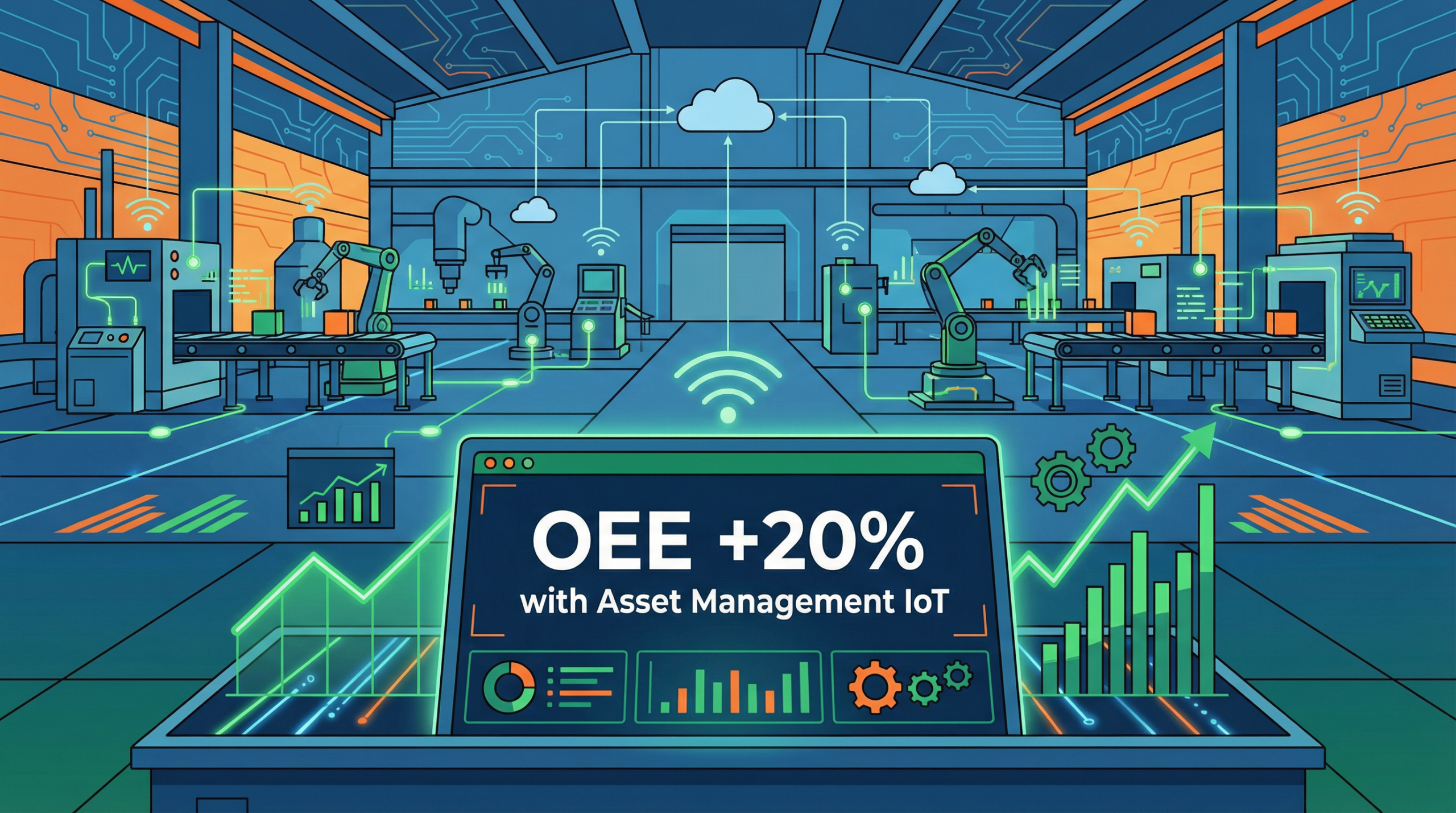 7 Strategie per Migliorare l’OEE fino al 20% con sistemi di Asset Management e IoT Predittivo